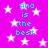 A static image with a bright pink background filled with white stars and repeated cyan text reading "Ana is the best" in pixelated font.