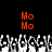 Red 'Ho' text appears twice on a black background above pixelated white and gray shapes resembling hands or fingers.