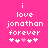 Pixelated text on bright pink background with animated heart symbols changing position.
