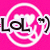 A pink background displays three white smiley face icons with heart-shaped eyes and a single tear, one featuring "LOL" text overlay.