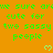 Green pixelated text on orange background repeats 'we sure are cute for two sassy people' with heart symbols, partially obscured by gray overlay.