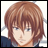Pixelated anime-style character with brown hair and blue eyes, next to black background with white text reading 'Anime IM' and 'com' in stylized font.