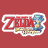 Pixelated 'ZELDA' text with blue character icon and yellow subtitle on red background, featuring winged sphere animation.