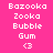 Pixelated text and symbols on a bright pink background with yellow highlight bars shifting