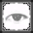 pixelated eye images transitions to text reading 'Look into this eye' in a blocky font