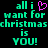 Pixelated text reads 'all i want for christmas is you!' with a pink heart replacing the word 'love' in both instances, displayed on black background.