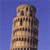 A pixelated vertical icon with a blue background shows a stylized figure with layered segments and dark rectangular features on a light brown base.
