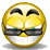 Yellow emoji face with black eyebrows, blue eyes, and dark gray sunglasses in a of expressions