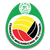 Pixelated circular icon with green outer ring, white inner ring, and central yin-yang symbol divided into yellow, red, and black sections.