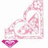 A pink and white pixelated icon with a diamond shape at the bottom, featuring a stylized design and red text reading "ROXY" in the upper right.