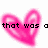 Pixelated pink heart with text overlays on white background, showing sequential animation changes.