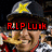 A person wearing a dark cap with yellow star, red and white patterned clothing, and a large mustache; text overlay reads "R.I.P LUCK" in red.