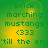 Green and yellow gradient background with pixelated text reading 'brick marching mustangs (333 'till the end' in four identical