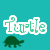 Pixelated green turtle icon with text 'Turtle' above it on teal background, transitioning to 'Time!' with exclamation mark.
