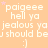 A static image with repeated text and symbols on a peach background, featuring pink stars and smiley faces.