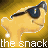 Animated sequence of a yellow fish wearing dark sunglasses against a golden background, with changing text overlays.
