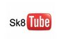 Static buddy icon featuring black text 'Sk8' next to a red YouTube-style logo with white 'Tube' text on a white background.