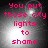 Four identical display pink text on a grayscale background with light effects