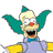 Animated contact sheet showing multiple frames of a cartoon character and text from The Simpsons Movie logo animation.