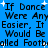 Blue background with black pixelated text repeating "If Dance Were Any Easier, It Would Be Called Football" and white star-like sparkles scattered throughout.