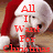 A white cat wearing a red Santa hat with white trim appears in three showing text changes and slight movement
