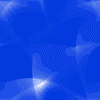Animated blue background with white flowing patterns shifting across the frame.