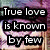 six showing text overlays on a purple-toned background with a central eye image, where the iris changes from a standard shape to a heart shape