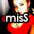 A person in a red top with visible text overlays and partial gray shapes on the left side.