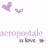 Pixelated purple heart shapes and stylized text on a white background with small gray and purple icons below.