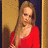 A woman with long blonde hair wears a red top in one view and bunny ears in another, set against varied backgrounds.