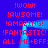 Blue background with red text repeating 'WOW!', 'AWESOME!', 'AMAZING!', 'FANTASTIC!' and 'ALL ME+BFF:' around a central cyan frame. The frame's edges shift slightly between frames.