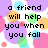 Pixelated text on a colorful bubble background with four distinct phrases arranged in quadrants.