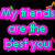 Pixelated text in cyan and magenta on black background with colorful star outlines, reading 'My friends are the best you could ever meet! Shannon, Kate, Sabrina, and Kaylee!' against a solid gray rectangle.