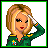 A 5x5 contact sheet of pixel art frames showing a blonde woman in green military-style uniform saluting, with text phrases like "wanna Play Army?" and "I'll Blow the Hell Outta You!" across multiple panels.
