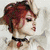 A four- shows a red-haired figure in various poses with text reading "Emilie Autumn" below
