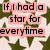 Pink text on a star-patterned background reads "If I had a star for everytime you brightened my day... I'd be holding the galaxy" with no visible animation.