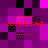 Pixelated of purple and pink squares with four red 'confused' text blocks and dotted lines above and below each text block