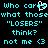 Pixelated cyan text on black background with a white heart symbol replacing 'care' in "Who cares" phrases, repeated across multiple lines.