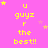 Yellow pixelated text on pink background with scattered stars, repeating 'u guyz r the best!!' in multiple