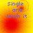 Blue text reading "Single and lovin it" on a yellow-orange gradient background with red circular hotspots, displayed in four sections