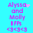 Pixelated text and symbols on cyan background with pink and white animation effects.