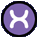 Purple circular icons with white symbols on gray background, arranged in three of four