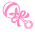 Pink pixelated icon with stylized 'CB' letters inside a circular swirl, displayed in a of showing animation changes