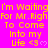 Yellow text on bright pink background repeats 'I'm Waiting For Mr. Right To Come Into my Life <3' with heart symbols, arranged in a pattern