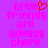 Pixelated text on purple background with red heart symbol above 'true' in left