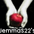 Two white hands hold a red apple against a black background with text reading "JemmaS22's Twilight" and "JemmaS22's Twilight Club!"