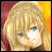 Pixelated anime-style character with blonde hair and blue eyes on left, black background with white text 'AnimeIM' and 'com' on right.