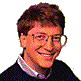 nine pixelated images showing a person with brown hair, glasses, and a dark sweater over a light collared shirt, with varying facial expressions and red devil horns