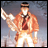 A pixelated anime-style character with orange jacket and red tie stands against a cloudy sky background, next to stylized text reading "Anime IM" and "COM" on black.