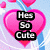 Pixelated pink heart with white swirls and floating hearts on light blue background, displaying sequential text overlays.